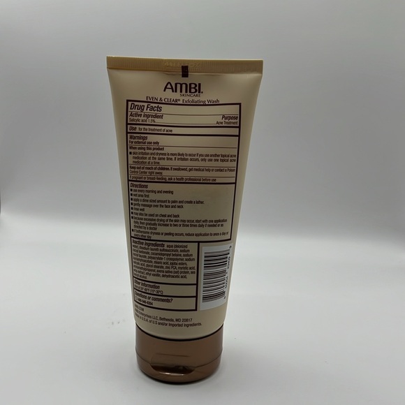 AMBI Skincare EVEN & CLEAR Exfoliating Wash prevent breakouts clears 5.0 OZ - Picture 2 of 4